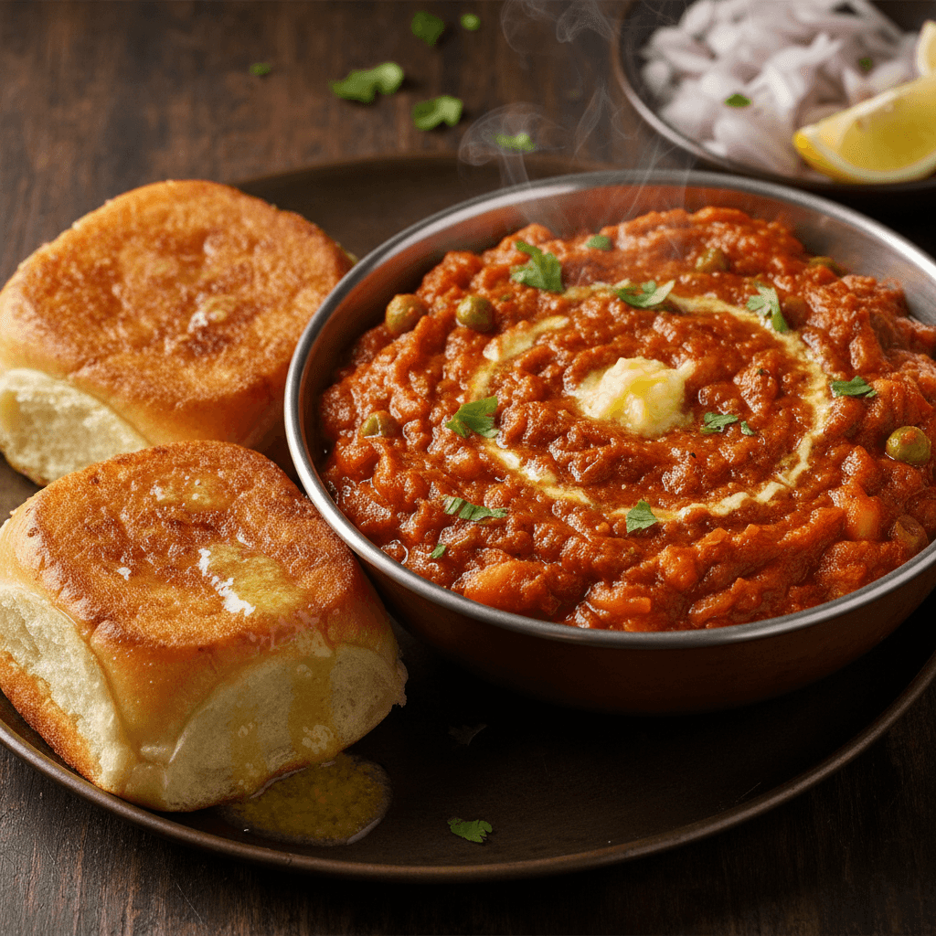 Dal Baati Churma - Rajasthani traditional meal with baked wheat balls, five lentil curry and sweet crumble